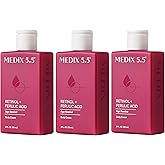 Medix 5.5 Retinol Body Lotion Firming Moisturizer | Crepey Skin Care Treatment | Retinol Body Cream | Firming Cream Targets Look Of Crepe Skin, Wrinkles, & Sagging, 3 Fl Oz Travel Size, 3-Pack