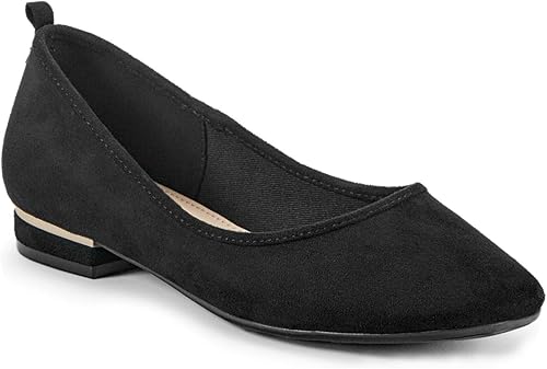 memory foam black flats