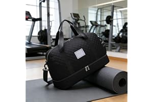 Large Capacity Sports Gym Travel Bag, Durable Fitness Bag for Workout Training Travel Daily Use, Black, Fashion