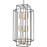 Z-Lite 454-42BRZ-OBR Titania - Twelve Light 3-Tier Pendant, Bronze/Olde Brass Finish