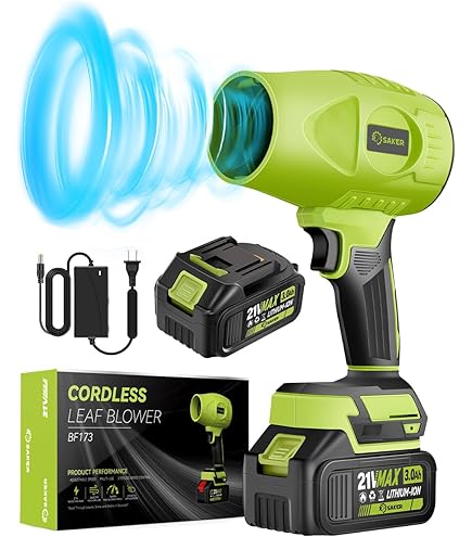 Soffiatore Elettrico Senza Fili TurboSweep - Potente E Leggero Per Pulizie Domestiche E Giardino