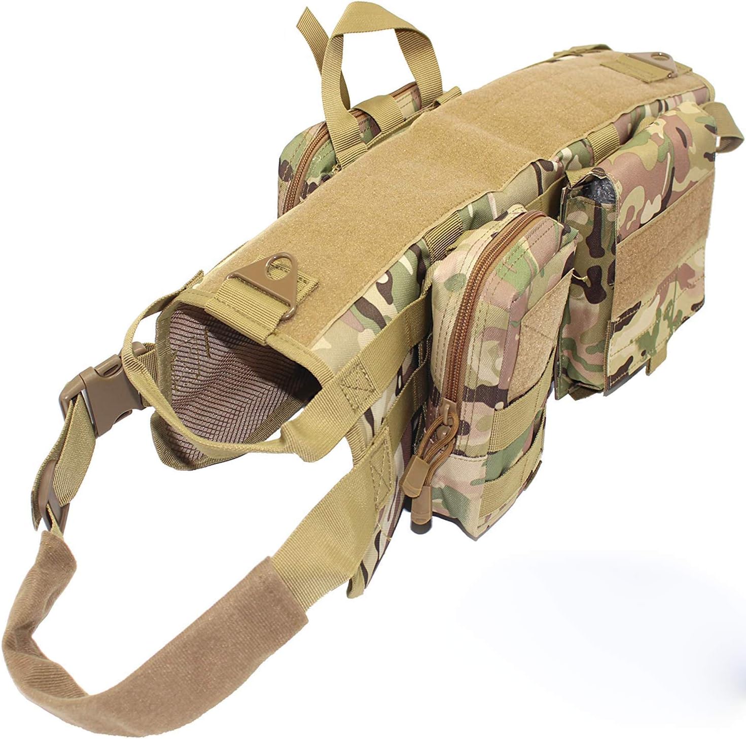 military dog backpack