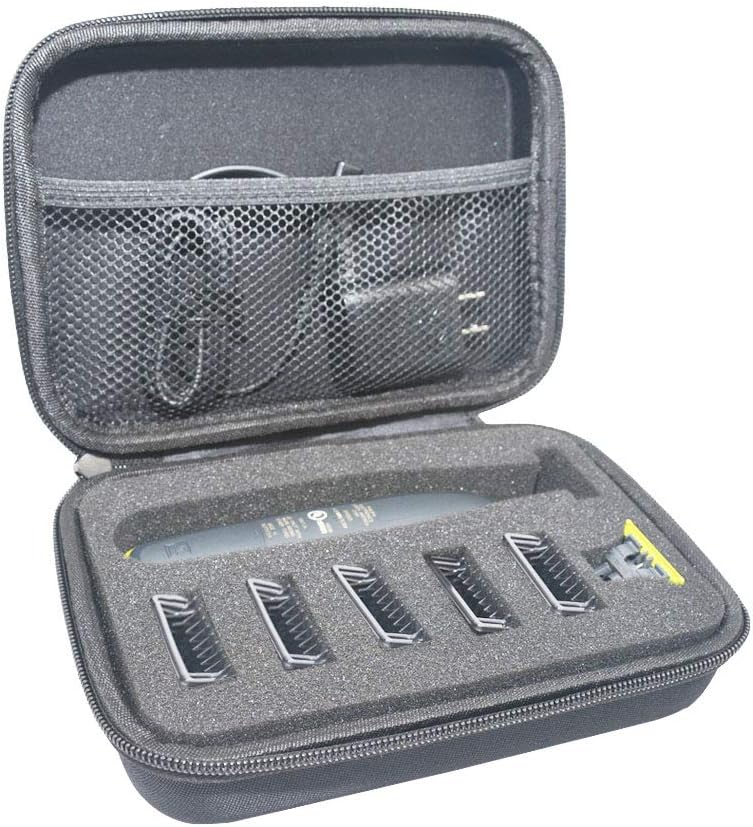 Hard Travel Case Bag for Philips OneBlade QP2520/90 QP2630/70 Hybrid Trimmer and Shaver by SANVSEN