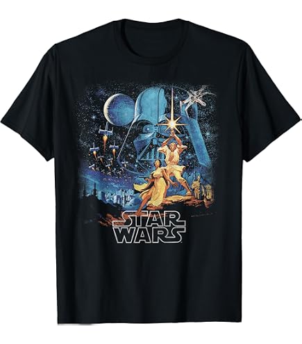 Amazon.com: STAR WARS The Empire Strikes Back Light Blue Adult T