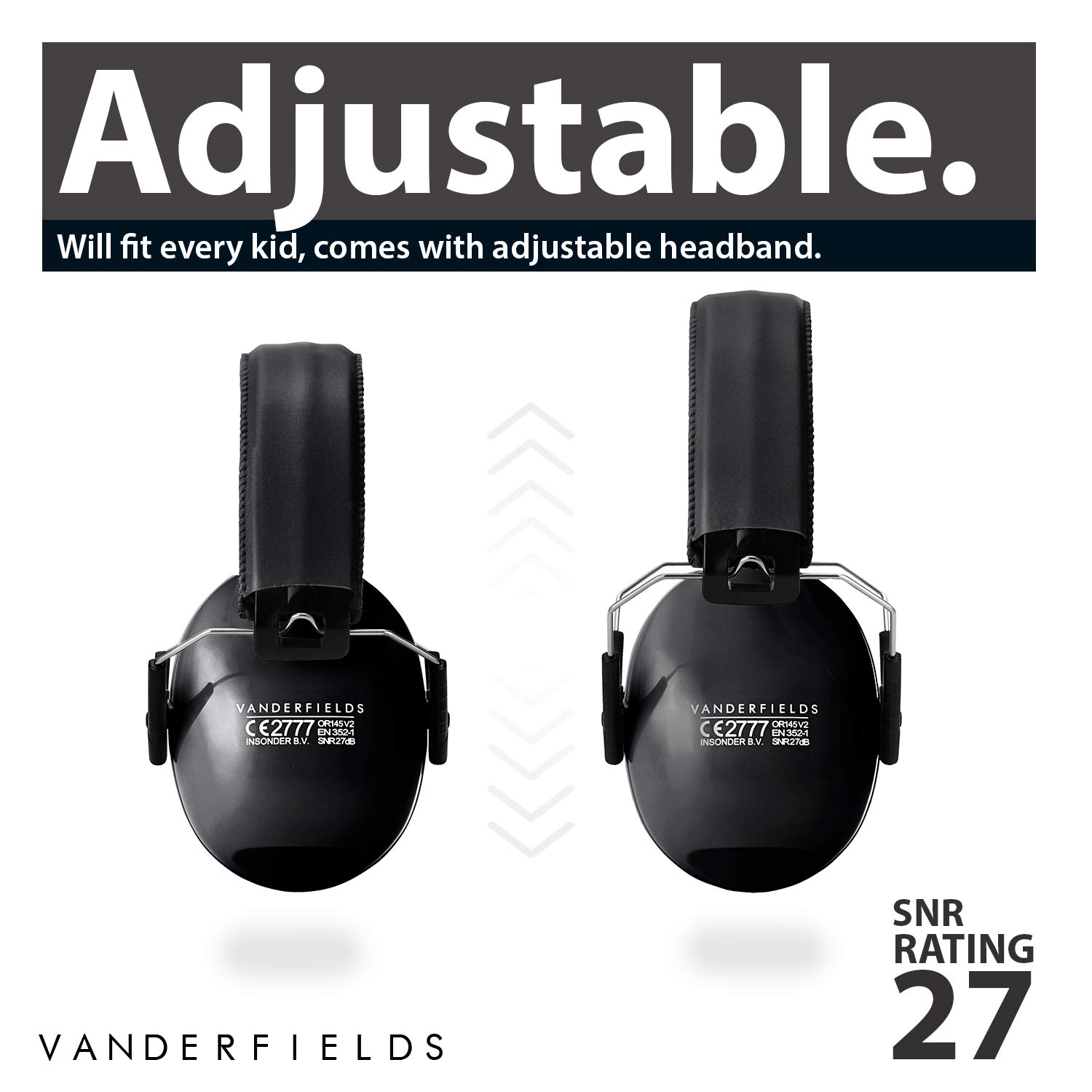 Vanderfields Premium Hearing Protection Ear Defenders, Broad Spectrum Sound Reduction 34 dB at 2K Hz Noise Cancelling - Image 5