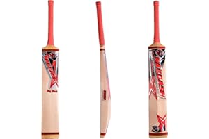 Kashmir Willow Leather Ball Cricket Bat, Exclusive Cricket Bat for Adult Full Size with Free Best Bat Cover & Protection Shee