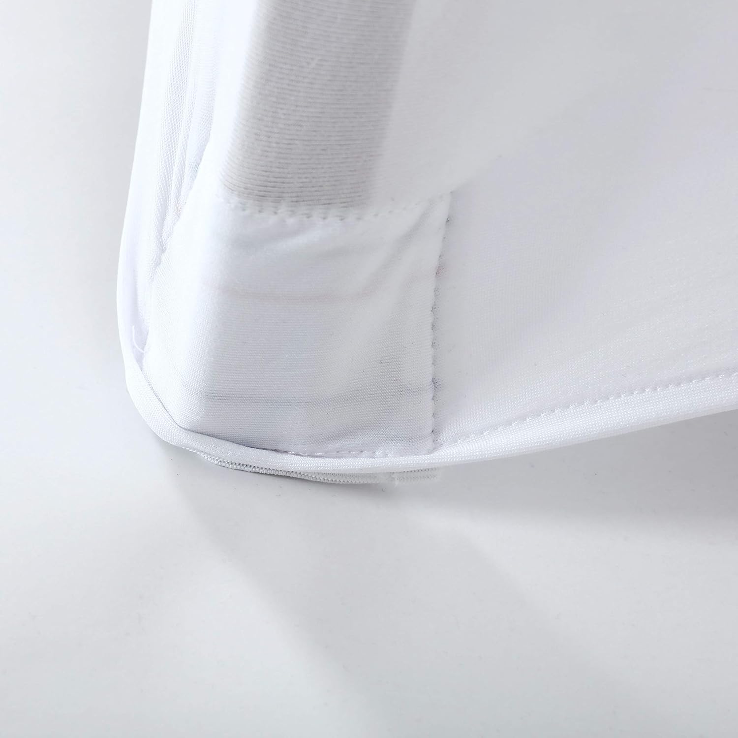 Obstal 10 PCS White Spandex Dining Room Chair Covers for Living Room - Universal Stretch Chair Slipcovers Protector for Wedding, Banquet, and Party: Kitchen & Dining