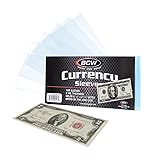 BCW Regular Bill Currency Sleeves - 100-Pack