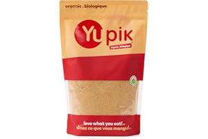 Yupik Organic Unrefined Whole Cane Sugar (Panela) 1kg, Rich Raw Brown Sugar, USDA Certified Organic, Non-GMO, Gluten-Free & K