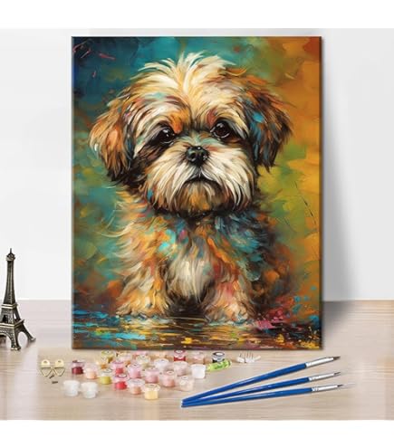 Amazon.com: Goiancy 5D Shih Tzu Dog Diamond Painting Kits