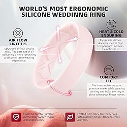 Egnaro Women’s Silicone Engagement Rings, Inner