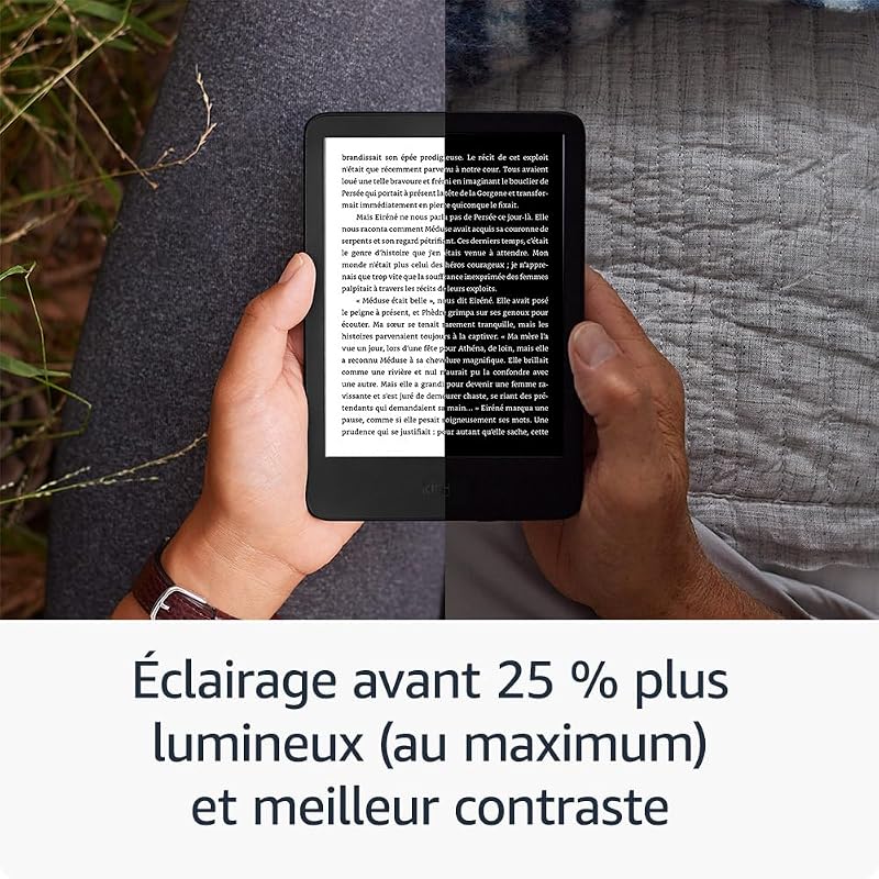 Kindle 16 Go (modèle 2024) : léger et compact, avec changements de page rapides et contraste élevé - Sans publicités - Vert matcha