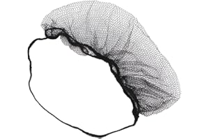 100pcs Disposable Beard Protector Nets, Non Woven Fabric Beard Guards, Elastic Breathable Latex for Food Service Kitchen Sani