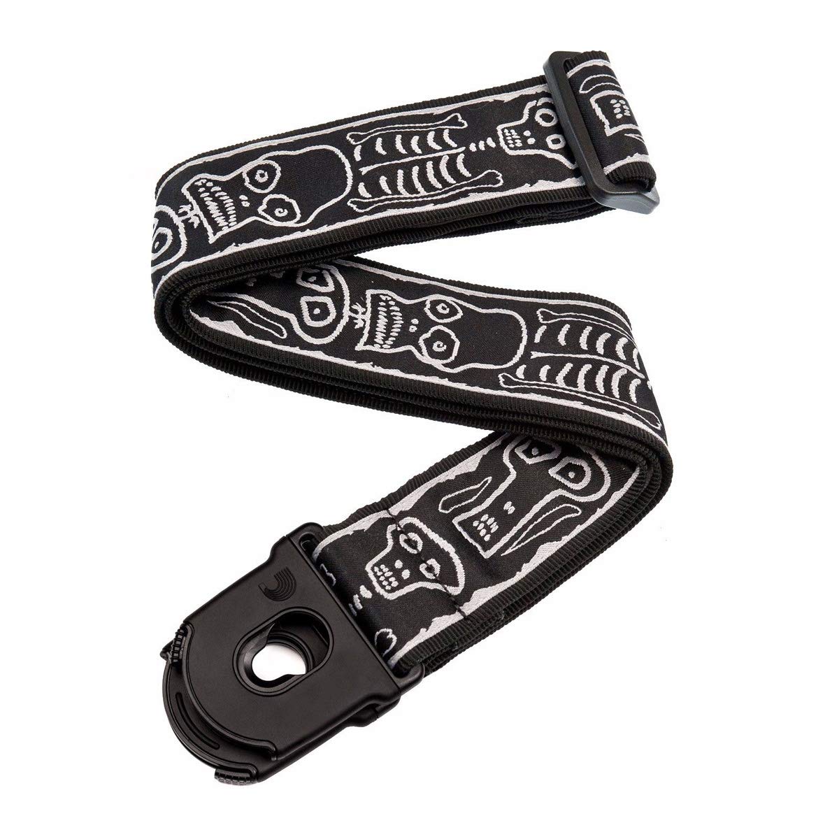 Planet Waves Joe Satriani Planet Lock Guitar Strap - Skull N Bones