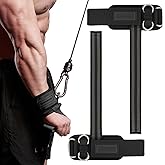 MANUEKLEAR Non-Slip Wrist Straps for Weightlifting Deadlifting, Gym Lifting Straps with D Rings for Cable Machine Workout, 10