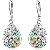 Cargari Animal Earrings for Women, 925 Sterling Silver Dragonfly/Butterfly/Bee/Ladybug/Hummingbird/Highland Cow Earrings, Birthday Christmas Animal Jewelry Gifts for Women