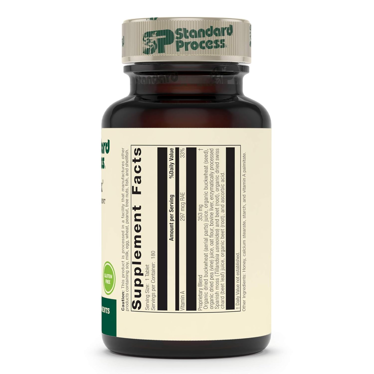 Standard Process - Arginex - 990 IU Vitamin A, Gluten Free Liver and Kidney Supplement, Promotes...