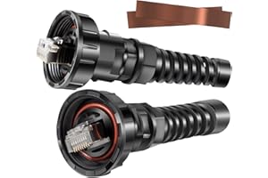 Yoursme 010-10603-00 Connector Waterproof RJ45 2-Pack Compatible with Garmin Marine Network Cable Connector