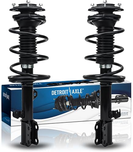 Detroit Axle Front Left Strut & Spring Assembly For 1993-2002 Geo Prizm / Toyota Corolla – Loaded, 10-Year Warranty
