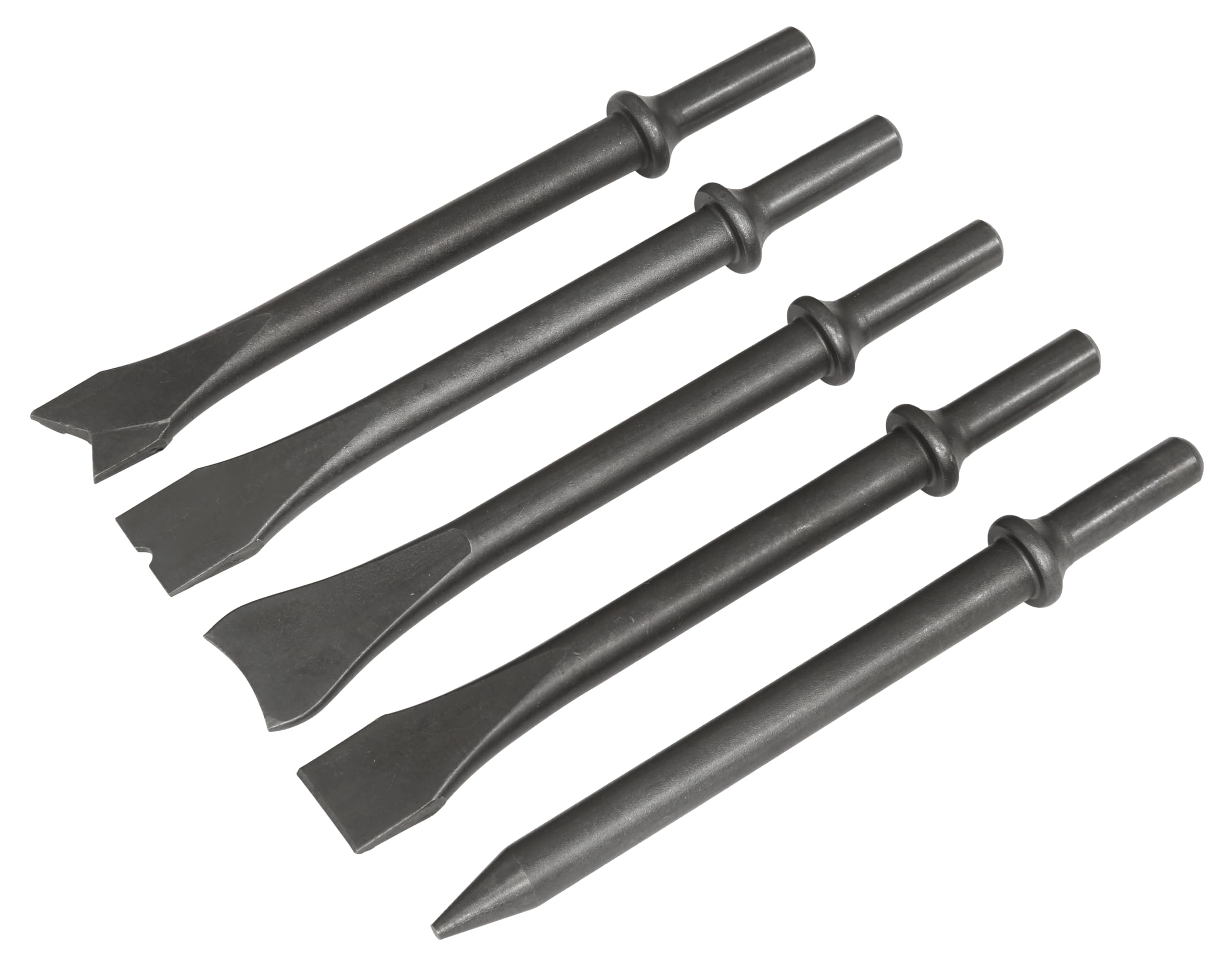 Sealey Air Chisel Set, 5pc, 170mm, .401" Shank - SA11C