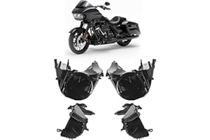 TEBEDI Fairing Speaker Boxes Covers + Glove Box Compatible with 2015-2024 Harley Davidson Road Glide/CVO Road Glide Black Fairing Accessories Kits