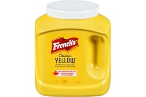 French's Classic Yellow Mustard, 2.9 L - Stone-Ground #1 Grade Mustard Seeds, Gluten Free, No Artificial Flavours, For Back o