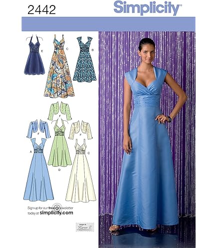 Amazon.com: Simplicity Women's Formal Dress Sewing Pattern with Bodice and Skirt Variations, Sizes 6-14 : Arts, Crafts & Sewing Amazon.com: Simplicity Women's Formal Dress Sewing Pattern with Bodice and Skirt Variations, Sizes 6-14 : Arts, Crafts & Sewing