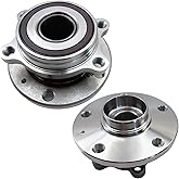 Saitourne 513253 Front Rear Wheel Bearing Hub Assembly for 06-18 Audi TT A3 Q3 Quattro, 05-19 Volkswagen Tiguan Limited Rabbit R32 Passat CC Jetta City GTI Golf R City Beetle EOS (2PCS)