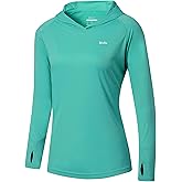 Willit Women's UPF 50+ Sun Protection Hoodie SPF Shirt Long Sleeve Hiking Fishing Outdoor Shirt Lightweight Hoodie