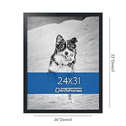 ArtToFrames 24x31 Inch Black Picture Frame, This