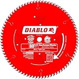Freud D1080N Diablo 10-Inch 80 Tooth TCG Non-Ferrous Metal and Plastic Cutting Saw Blade with 5/8-Inch Arbor and PermaShield Coating