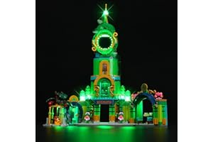 Rorliny LED Light Kit Compatible with Wicked Welcome to Emerald City 75684 (No Model Set), Lighting Set Compatible with Lego 75684 Wicked Welcome to Emerald City Building Set