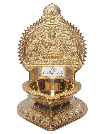 buy crispy deals brass kamatchi lamp gold online at low prices in india amazon in crispy deals brass kamatchi lamp gold