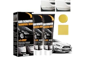 NIUYOU Scratch Remover for Vehicles,2025 Upgrade Car Scratch Remover for Deep Scratches,Car Polishing Wax Scratch Remover for Vehicles,Paint Scratch Repair Kit with Wipe and Sponge (2PCS)