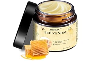 ZRCZRC Bee Venom Skin Treatment Cream, Bee Venom Cream, 100% Natural, Effective In Reducing Skin Blemishes, Gentle and Non-irritating, Suitable For All Parts 2.1 Fl Oz (Pack of 1)