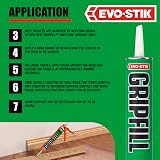 EVO-STIK GRIPFILL Gap Filling Adhesive 350ml Buff Pack of 3 view 6