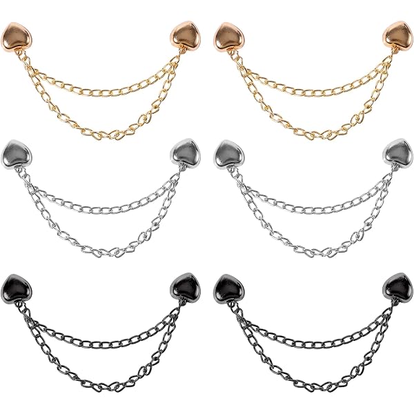 Lot De 8 Pinces Magnétiques à Vêtements - Sans Broches - Or, Argent, Or Rose, Noir - Pour Ourlets, Cols, Manches