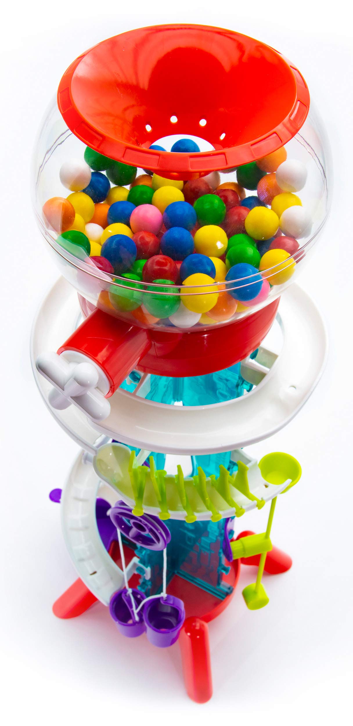 Thames & Kosmos Gumball Machine Maker Lab - Build Machines with Physics & Engineering Lessons | 12 Experiments | Make Your Own Gumball Machines | Includes Gumballs | Award Winner