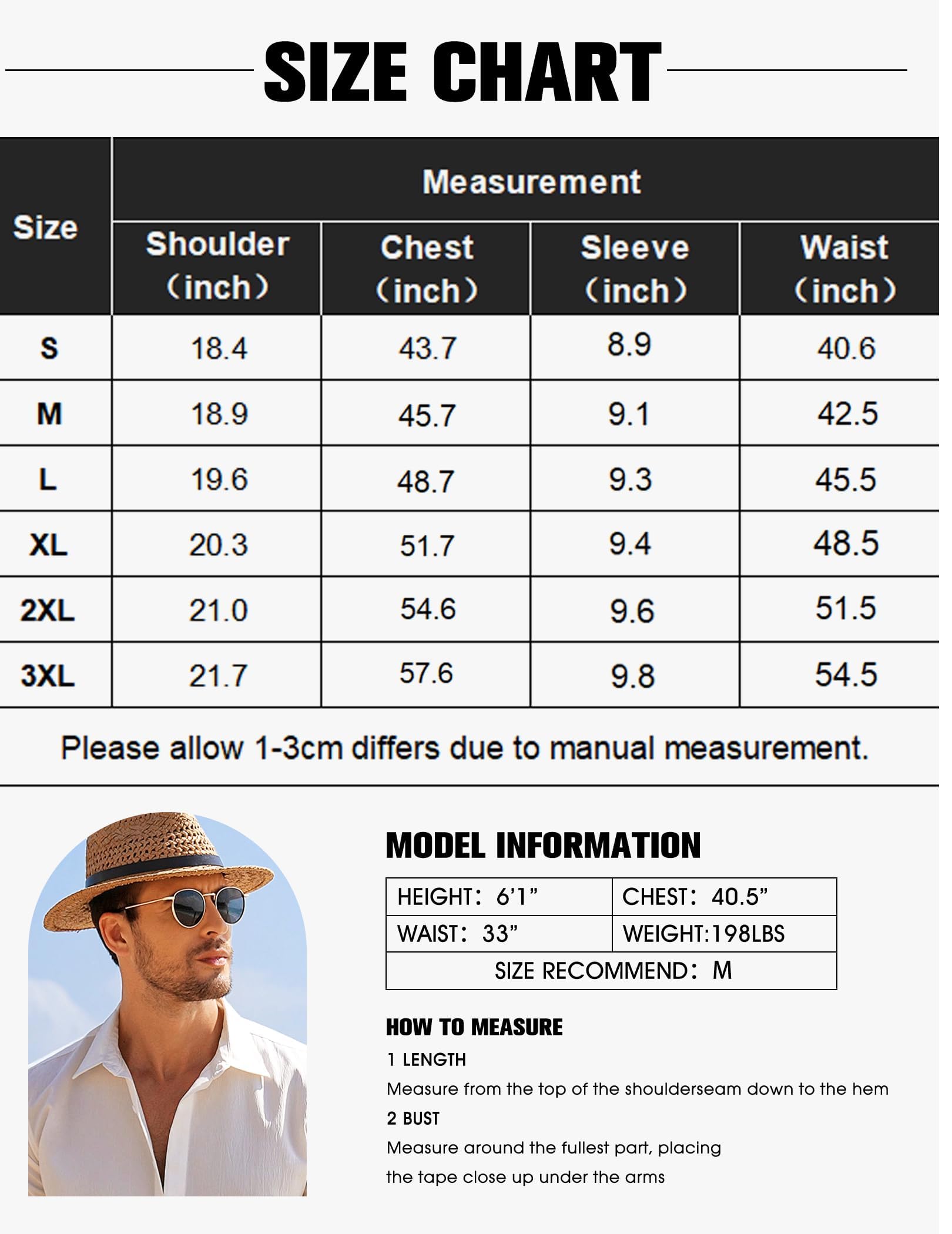 COOFANDY Leinenhemd Herren Kurzarm Hemden Sommerhemd Regular Fit Leinen Shirt Button Down Freizeithemd Tiefes Blau M 6