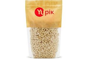 Yupik Blanched Peanuts, Skinless & Raw, 1 kg, Kosher, Crunchy Nuts, No Skins, Unsalted, Oil-Free, Source of Fiber, Protein Sn