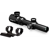 Vortex Optics Crossfire II 1-4x24, 30mm Tube, SFP Riflescope - V-Brite Reticle (MOA) with Sport Cantilever 30mm Mount - 2-Inc