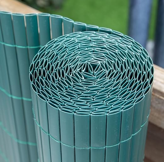 Papillon 4m x 2m(13ft 1in x 6ft 7in) Artificial Green Bamboo Cane