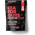 Tea For Guys: Vitality Tea for Men – Natural Support for Testosterone, Libido, Prostate and Male Fertility | Herbal Tea for Energy & Wellness – 20 Biodegradable Tea Bags