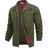 COOFANDY Mens Lightweight Jackets Casual Windbreaker Zip Up Coat Stand Collar Golf Jacket Stylish Fall Work Business
