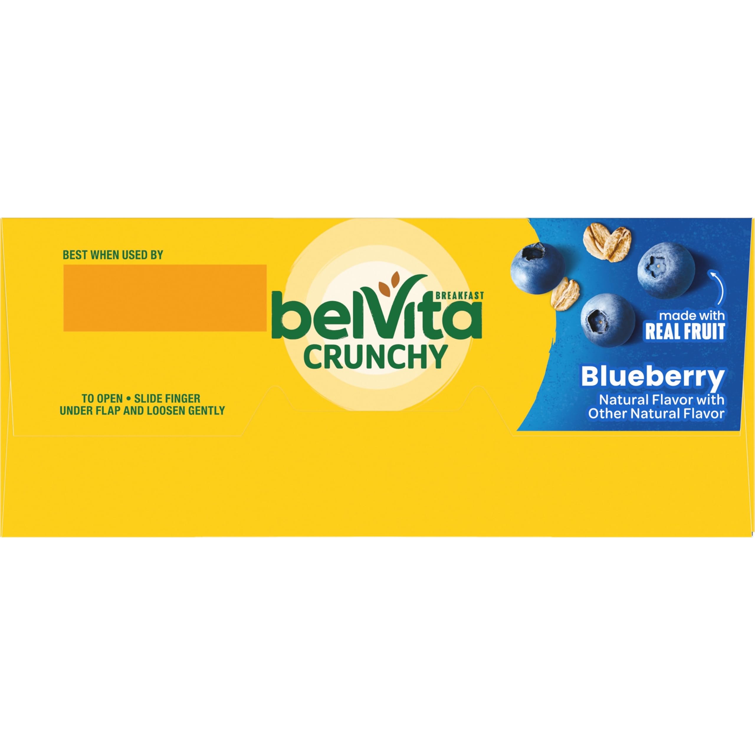 belVita Breakfast Bars Biscuits, Blueberry, 30 Total Packs, 6 Boxes (4 Biscuits Per Pack)