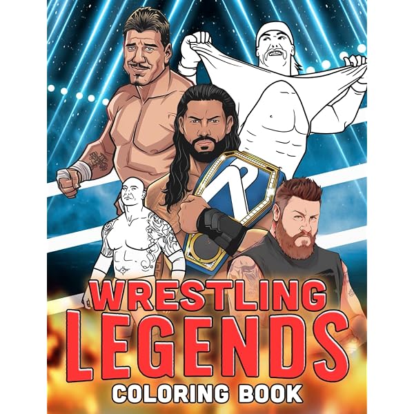 WWE MEN 2024 Calendar, Month to View A3 Wall Calendar, Official Product