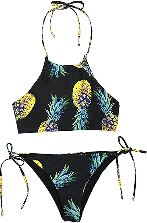 womens pineapple bikini