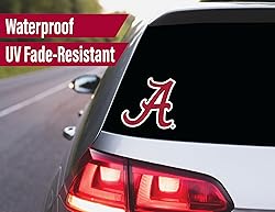 University of Alabama Stickers for Gift, Car, Water
