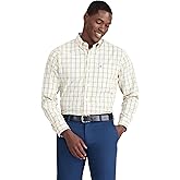 Izod Mens Performance Comfort Long Sleeve Plaid Button Down