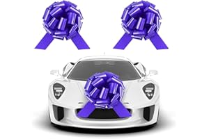 TIADYBOW 1Pcs Ribbon Pull Bows，16" Wide, Gift Bows, Christmas, Presents, Birthday, Baby Shower, Gift Basket,Wedding, Reception, Easter,Decoration, Office, Classroom, Fundraiser. (Purple)